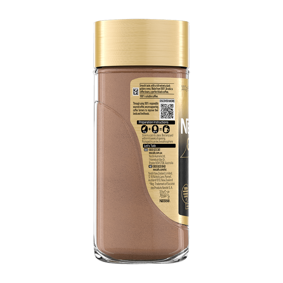 NESCAFÉ Gold Short Black Instant Coffee | NESCAFÉ AU